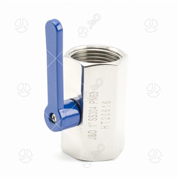 Blue Handle Extrended  SS304 Female Mini Ball Valve