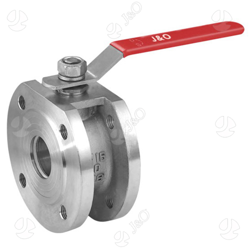 Stainless Steel ASME 150LB DIN PN16/40 Flanged Wafer Type Ball Valve