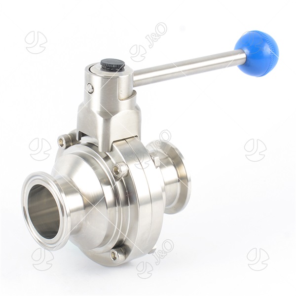 Acogedor 1.5 Sanitary Ball Valve，304 Stainless Steel Lever Type Sanitary Butterfly Valve，CNC Fine Welding Sanitary Valve for Water Oil， Clamp Valve，for Food，Beer，Dairy，Beer，Chemical Industries，etc. 